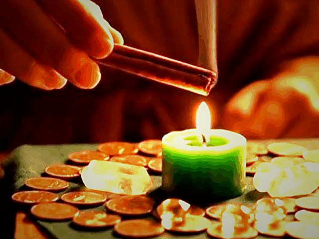 Vela para ritual de éxito laboral y nuevas oportunidades